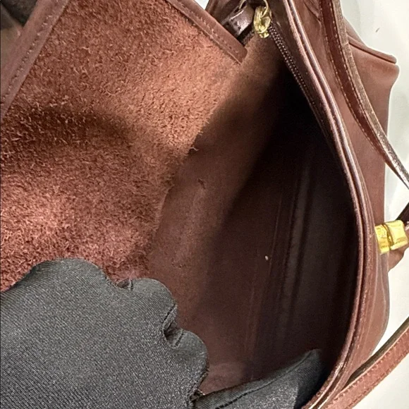 Coach Vintage Legacy Demi Turnlock Bag #9154 - Cuero Mahogany (1999) - Picture 8 of 17